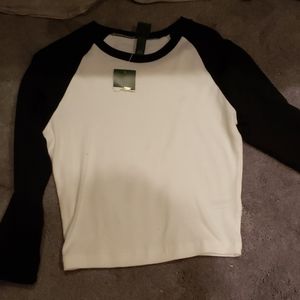 Black and white shirt